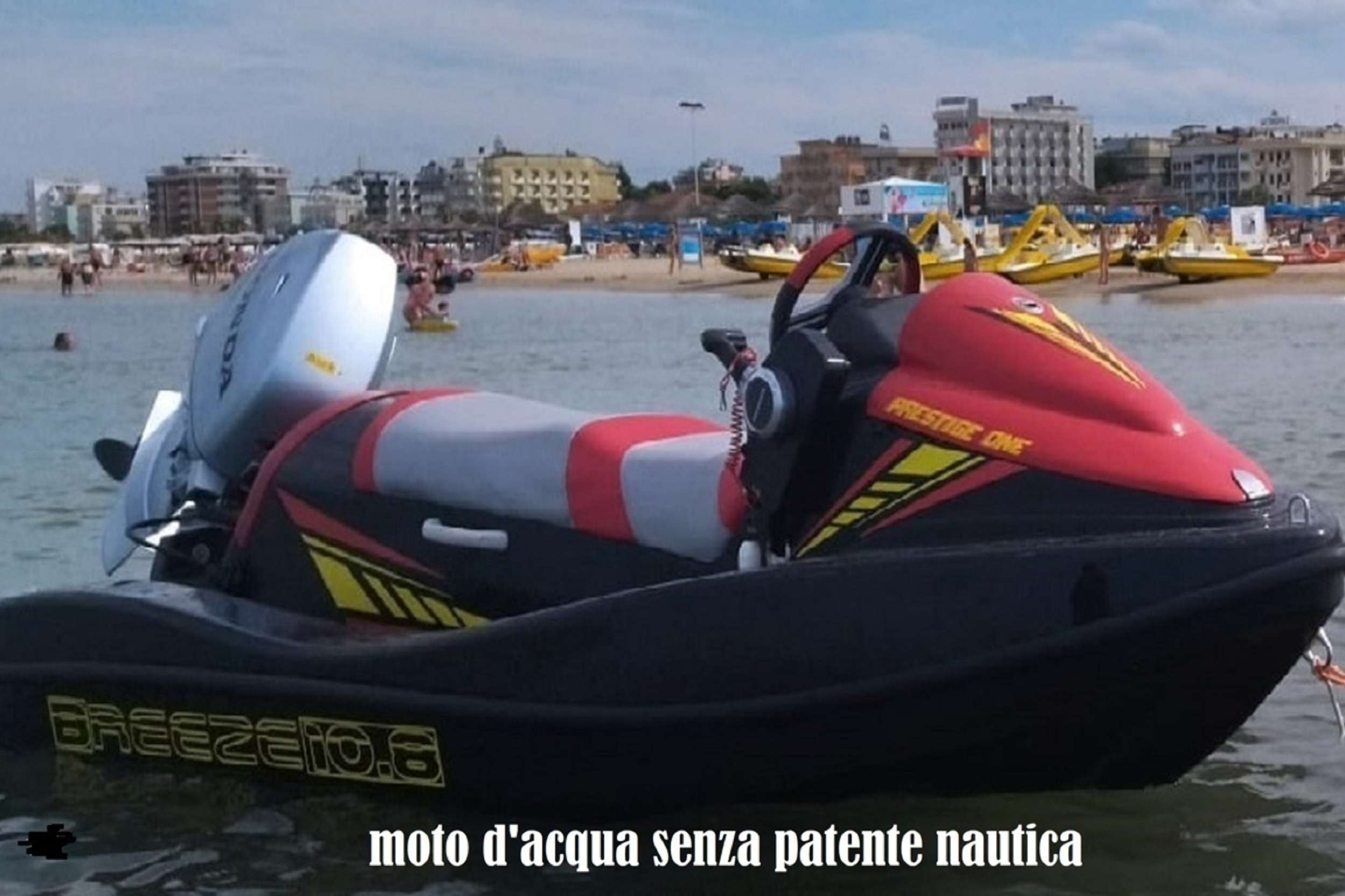 Noleggio moto d'acqua Rimini